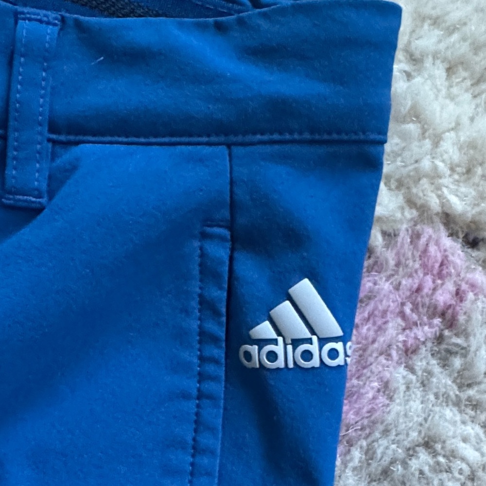 Boys Adidas Pure Motion Stretch Golf Three Stripes Pants - Picture 2 of 8